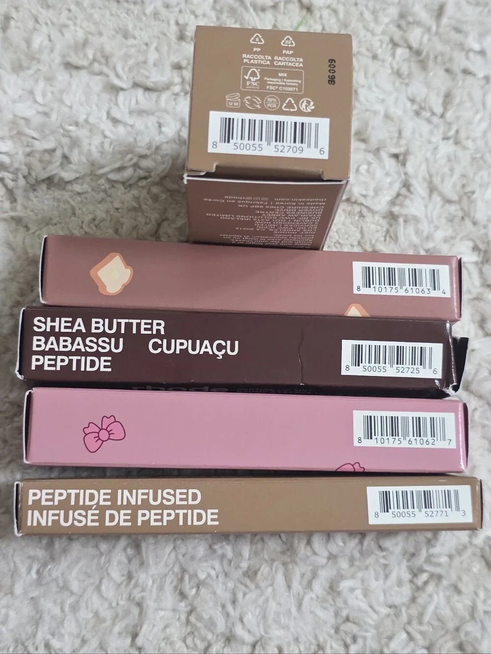 #204 Rhode Peptide Lip Tint Balm Set and Piggy Blush